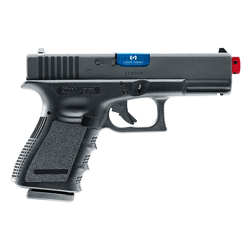 Trainingspistole mit Blowback | Umarex G19 | Green Gas | IR Laser