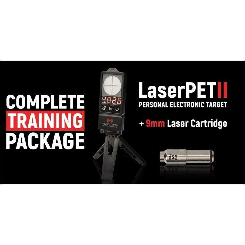 LaserPET II + SureStrike™ 9mm (9×19) Patrone – roter Laser