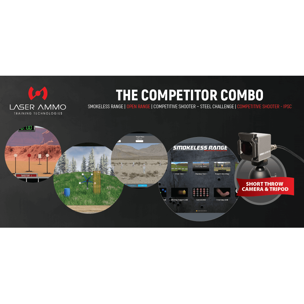The Competitor Combo - Smokeless Range® Simulator-Kombipaket mit Kurzstreckenkamera