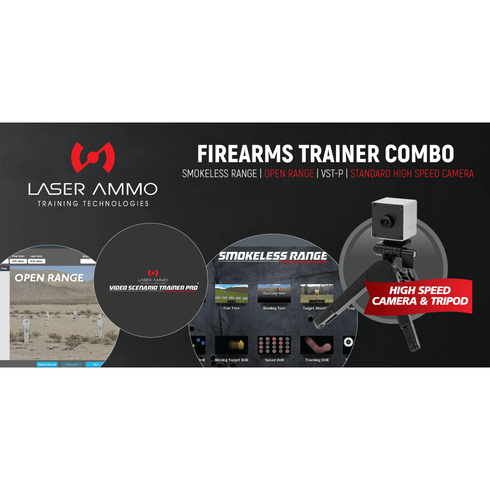 Firearms Trainer - Smokeless Range® Simulator Kombipaket mit Standardkamera