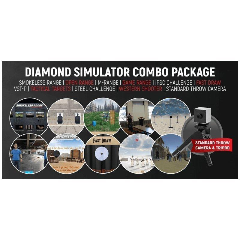 Diamond Smokeless Range® Simulator-Kombipaket mit Standardkamera