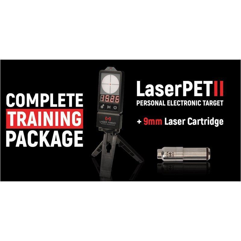 LaserPET II + SureStrike™ 9mm (9x19) Patrone - roter Laser